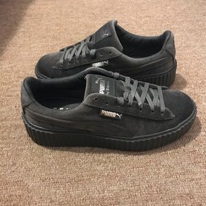 Velvet Grey Puma Fenty Creepers
